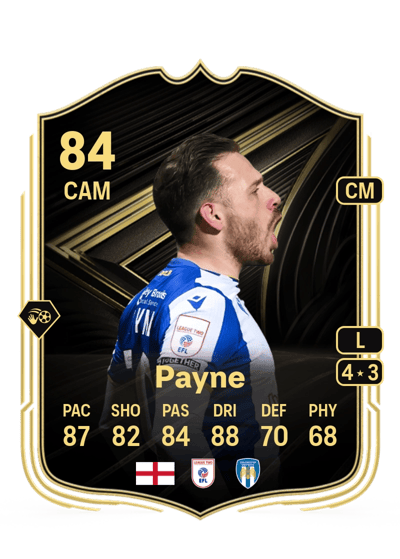 Jack Payne Team of the Week 84 OVR