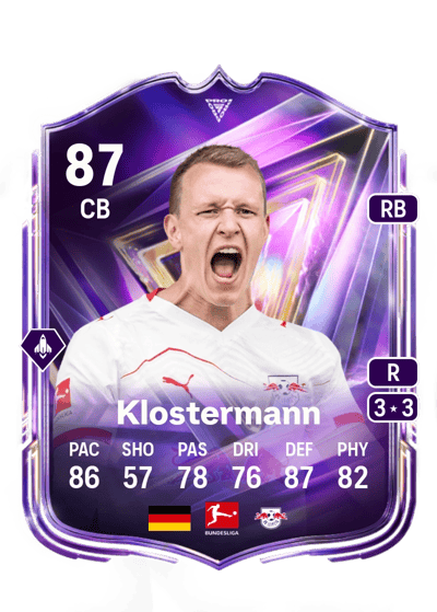 Lukas Klostermann FC Pro Live 87 OVR