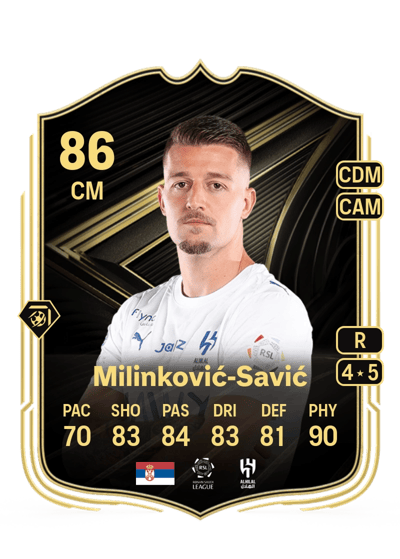 Sergej Milinković-Savić Team of the Week 86 OVR