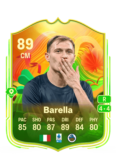 Nicolò Barella World Tour 89 OVR