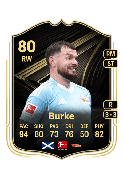 Oliver Burke Team of the Week 80 OVR