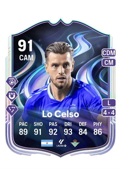Giovani Lo Celso FoF: Answer the Call 91 OVR