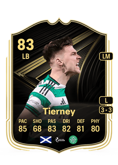 Kieran Tierney Team of the Week 83 OVR