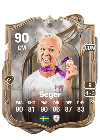 Caroline Seger Champion Icon 90 OVR