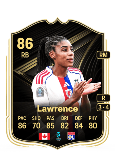 Ashley Lawrence Team of the Week 86 OVR
