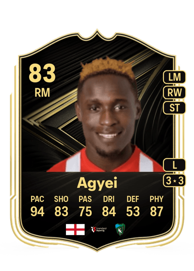 Dan Agyei Team of the Week 83 OVR