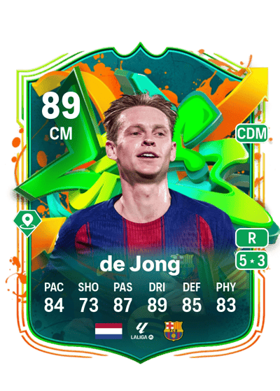Frenkie de Jong Joga Bonito 89 OVR