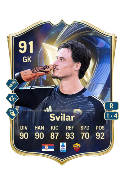Mile Svilar Team of the Season 91 OVR
