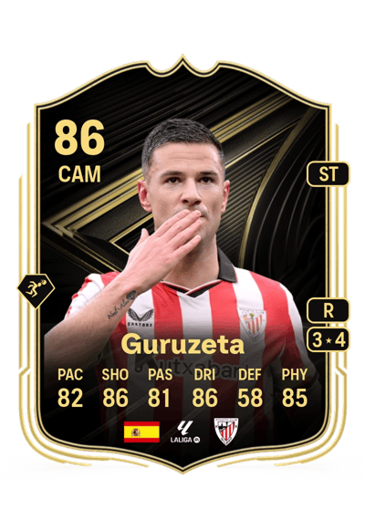 Guruzeta Team of the Week 86 OVR