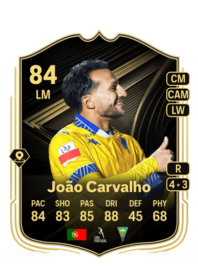 João Carvalho Team of the Week 84 OVR
