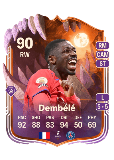 Ousmane Dembélé Ultimate Scream 90 OVR