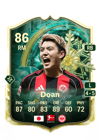 Ritsu Doan Winter Wildcards 86 OVR