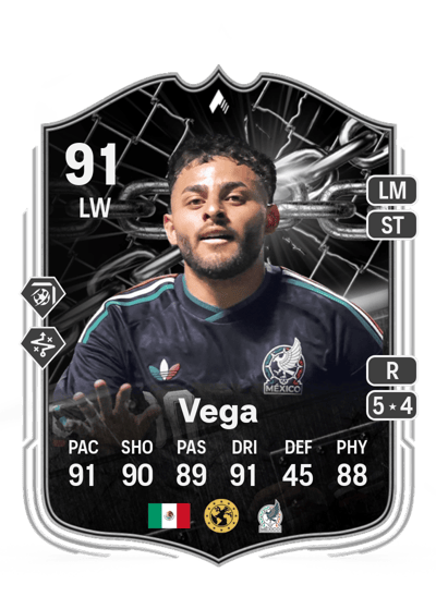 Alexis Vega Festival of Football Showdown 91 OVR
