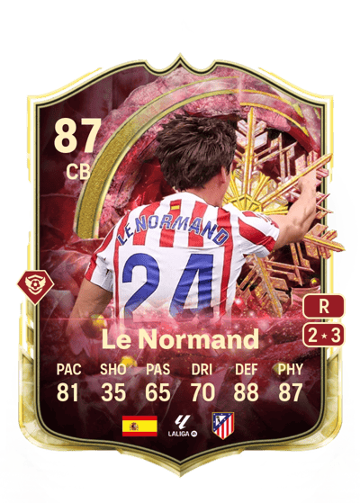 Robin Le Normand Winter Wildcards Red 87 OVR