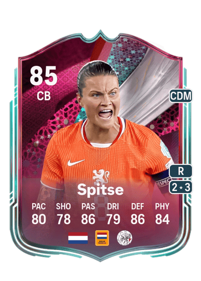Sherida Spitse Festival of Football: Captains 85 OVR