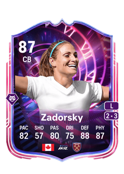 Shelina Zadorsky Time Warp 87 OVR