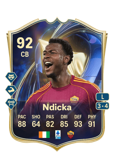 Evan Ndicka Team of the Season 92 OVR