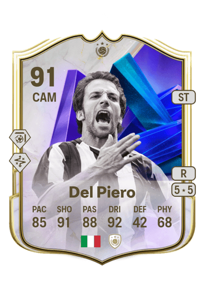 Alessandro Del Piero Rarity162 91 OVR