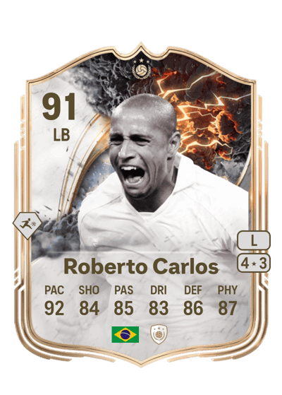 Roberto Carlos Thunderstruck ICON 91 OVR