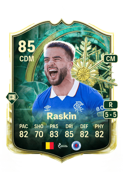 Nicolas Raskin Winter Wildcards 85 OVR