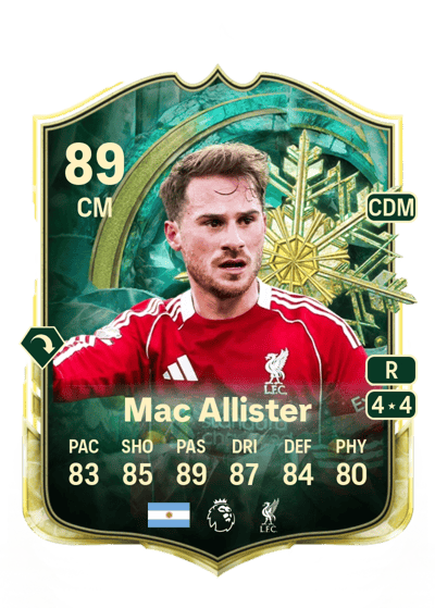 Alexis Mac Allister Winter Wildcards 89 OVR