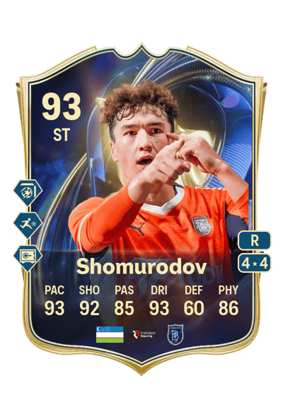 Eldor Shomurodov Team of the Season 93 OVR