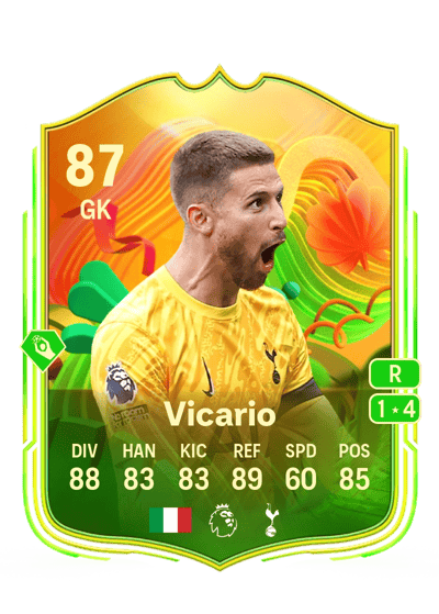 Guglielmo Vicario World Tour 87 OVR