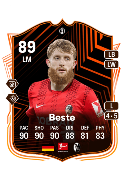 Jan-Niklas Beste UEL Road to the Final 89 OVR