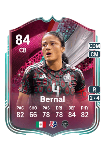 Rebeca Bernal Festival of Football: Captains 84 OVR