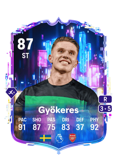 Viktor Gyökeres Flashback Player 87 OVR