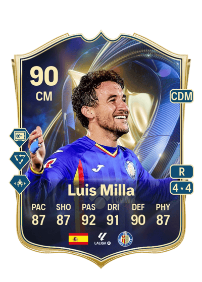 Luis Milla Team of the Season 90 OVR