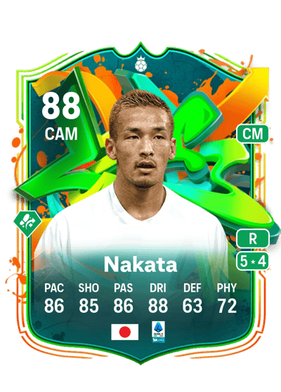 Hidetoshi Nakata Joga Bonito Hero 88 OVR
