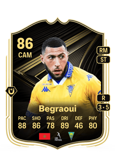 Yanis Begraoui Team of the Week 86 OVR