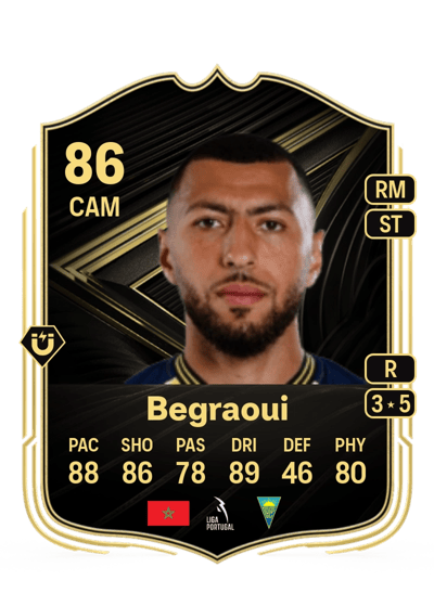 Yanis Begraoui Team of the Week 86 OVR