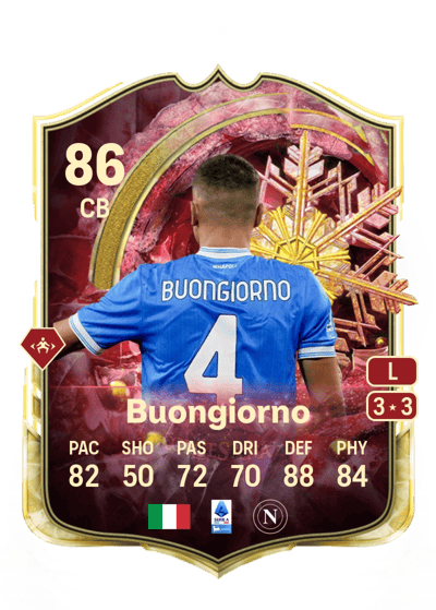 Alessandro Buongiorno Winter Wildcards Red 86 OVR