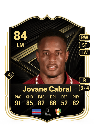 Jovane Cabral Team of the Week 84 OVR