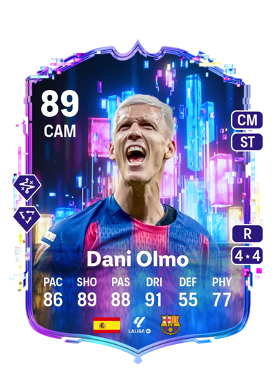 Dani Olmo Flashback Player 89 OVR