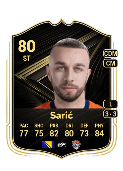Elvis Sarić Team of the Week 80 OVR