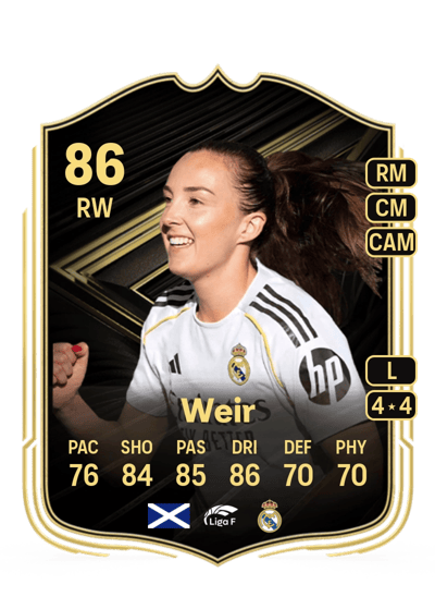 Caroline Weir Team of the Week 86 OVR