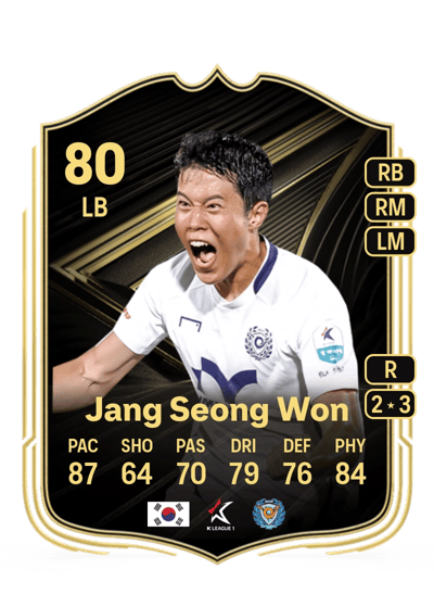 Jang Seong Won Team of the Week 80 OVR