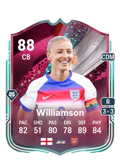 Leah Williamson Festival of Football: Captains 88 OVR