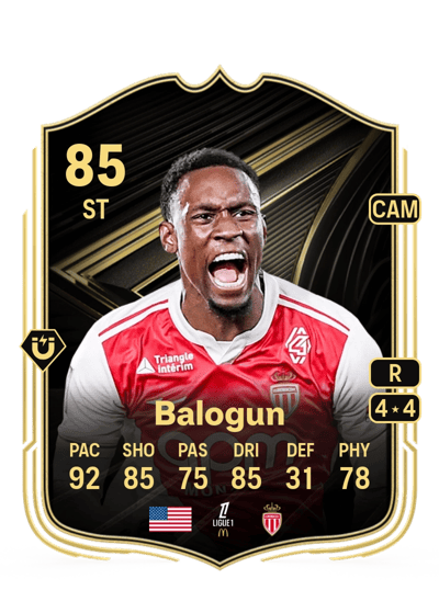 Folarin Balogun Team of the Week 85 OVR