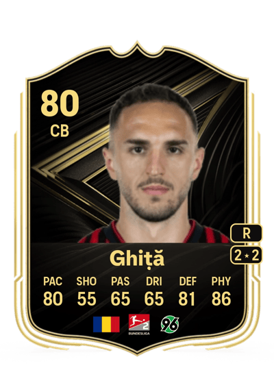 Virgil Ghiță Team of the Week 80 OVR