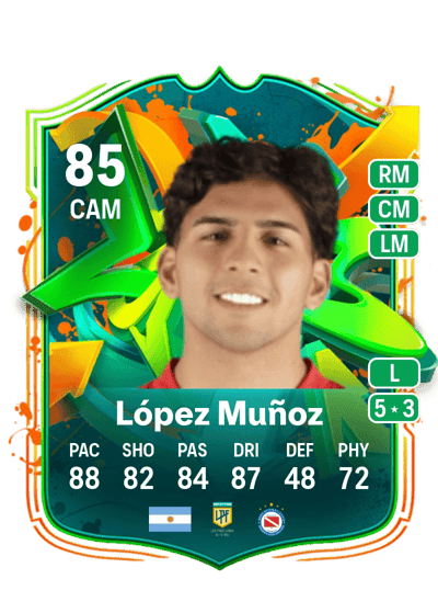 Hernán López Muñoz Joga Bonito 85 OVR