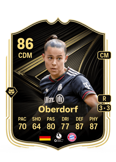 Lena Oberdorf Team of the Week 86 OVR