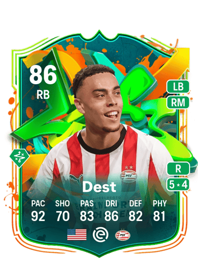 Sergiño Dest Joga Bonito 86 OVR