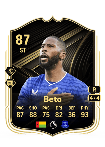 Beto Team of the Week 87 OVR