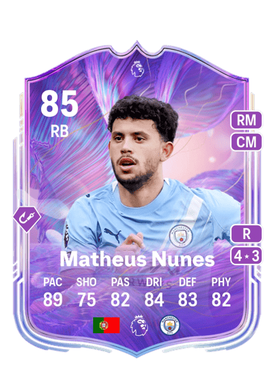 Matheus Nunes Fantasy FC FPL Live 85 OVR