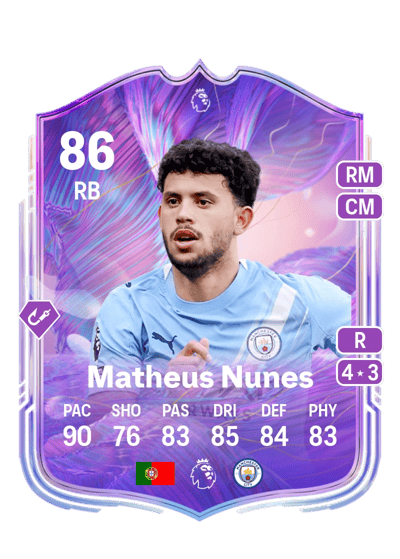 Matheus Nunes Fantasy FC FPL Live 86 OVR