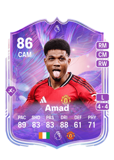 Amad Fantasy FC FPL Live 86 OVR